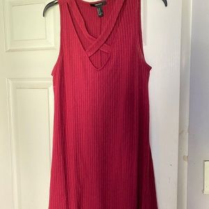 Maroon short sleeve dress shirt